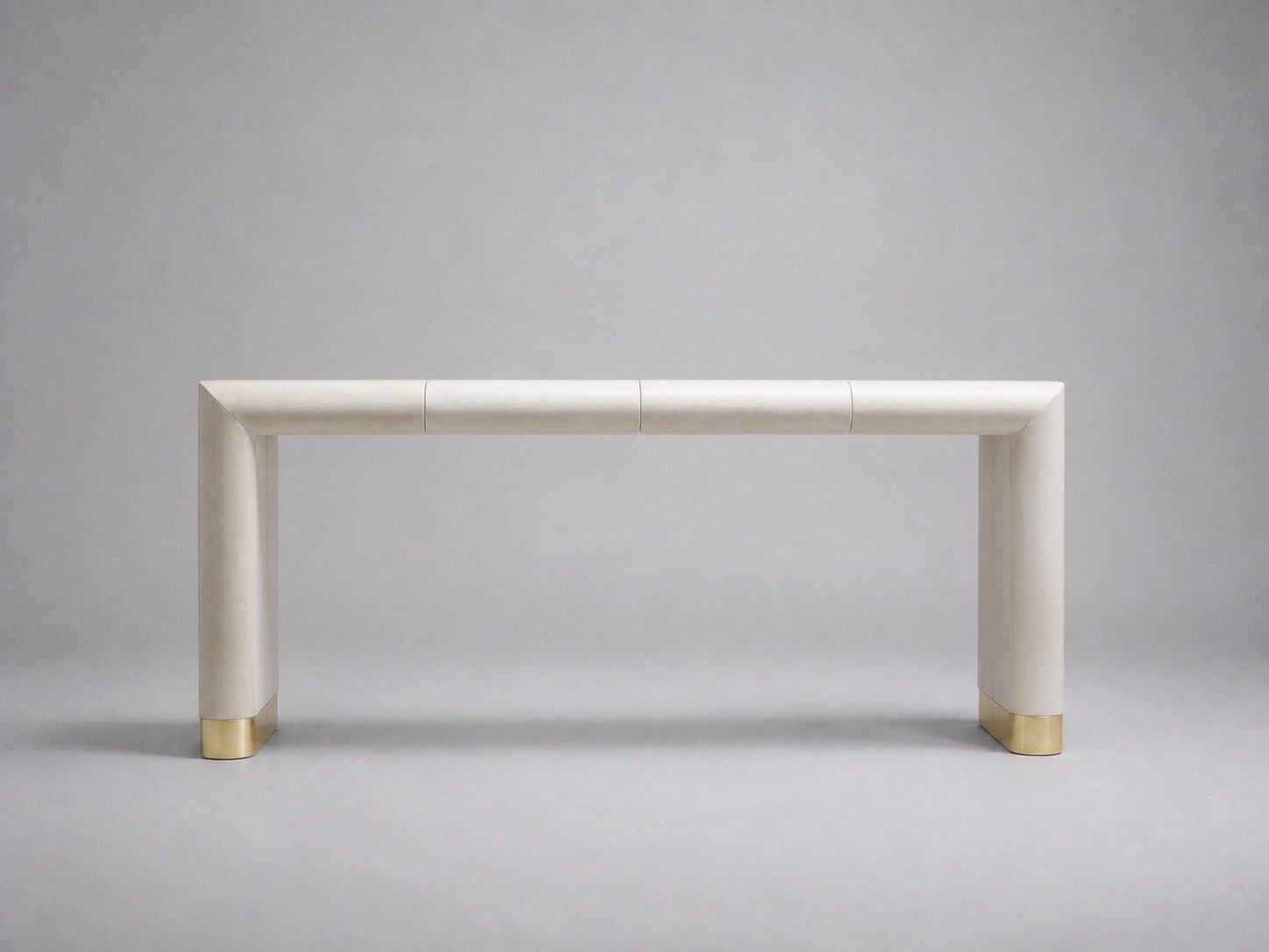 Leo Parchment Console Table